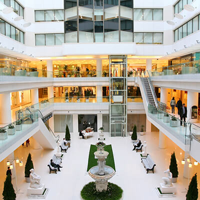 convert indoor shopping mall conversions retail space california